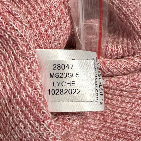 Peter Millar Crown Kitts Twisted 1/4 Zip Sweater Lyche Red Size L MS23S05 NWT - Picture 11 of 11